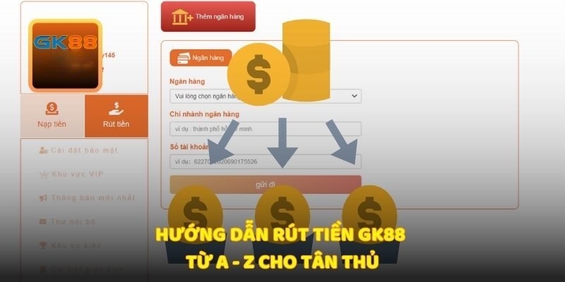 Rút tiền nhanh trong 3 phút 